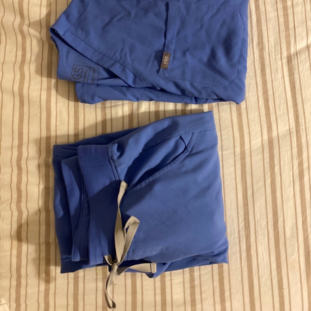 Figs scrubs Tall set Ceil blue